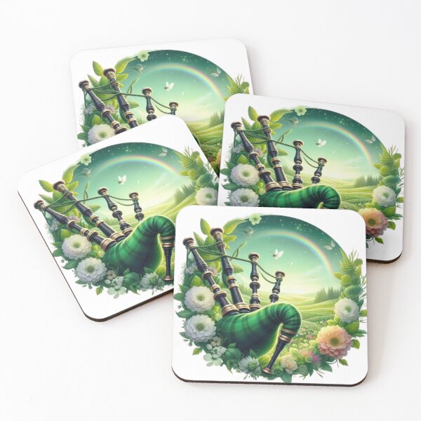 Artikelvorschau, Dudelsack Happy St. Patricks Day Landschaft entworfen und verkauft von Expressions-Sel.