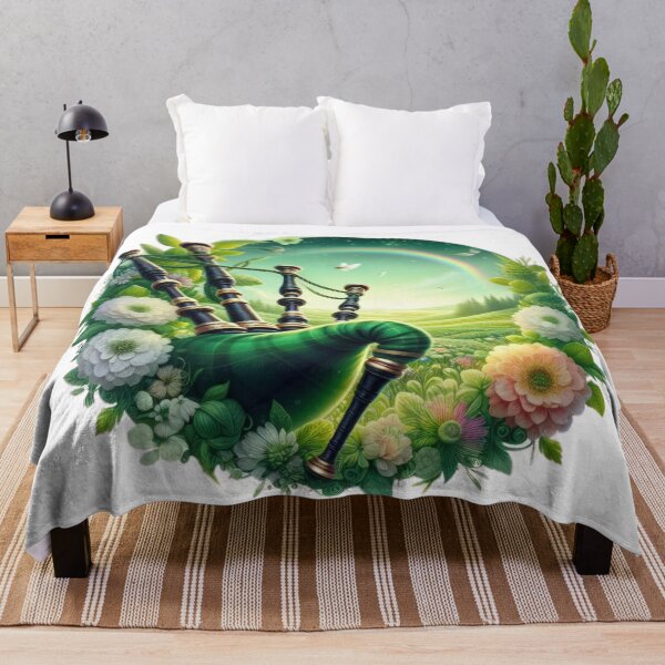 Artikelvorschau, Dudelsack Happy St. Patricks Day Landschaft entworfen und verkauft von Expressions-Sel.