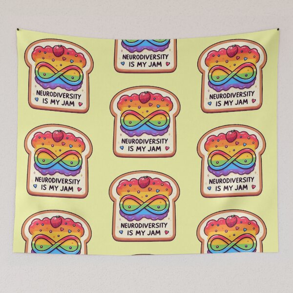 Item preview, Neurodiversity is my jam designed and sold by Vkinsify.