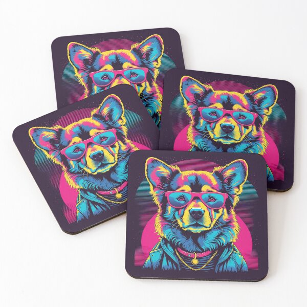 Item preview, When your little dog adopts a 'à la mode' lifestyle. designed and sold by Pulsant  Paintings.