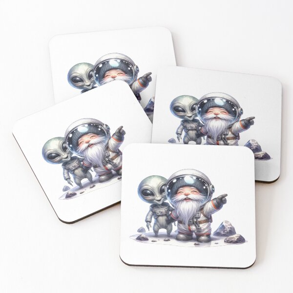 Item preview, Cute Astronaut Gnome and Space designed and sold by Magnuna.