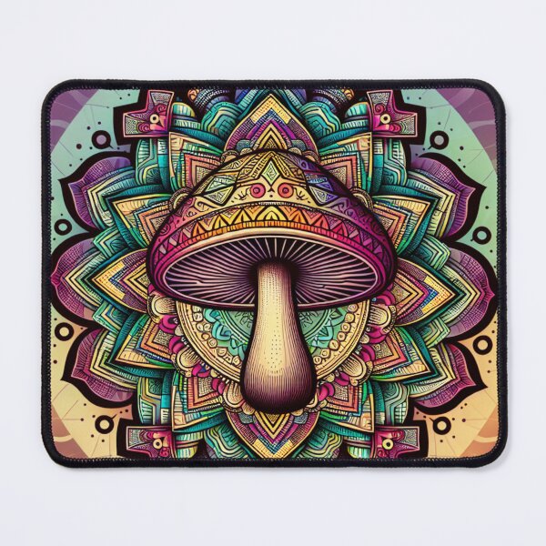 Item preview, Mandala Mushroom Nature Art designed and sold by AnalajiaDesigns.