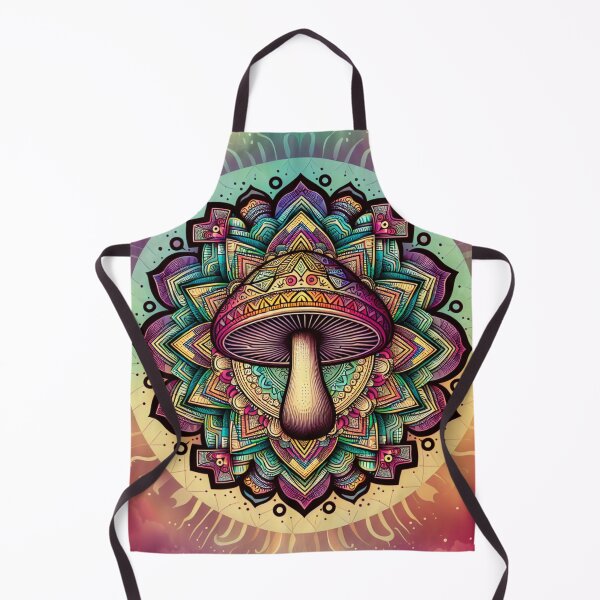 Item preview, Mandala Mushroom Nature Art designed and sold by AnalajiaDesigns.