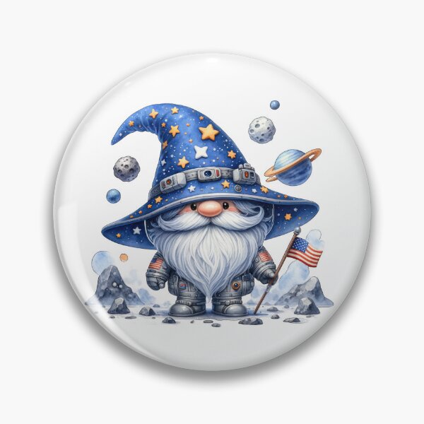 Item preview, Cute Astronaut Gnome and Space designed and sold by Magnuna.