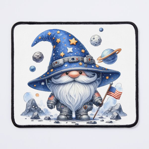 Item preview, Cute Astronaut Gnome and Space designed and sold by Magnuna.