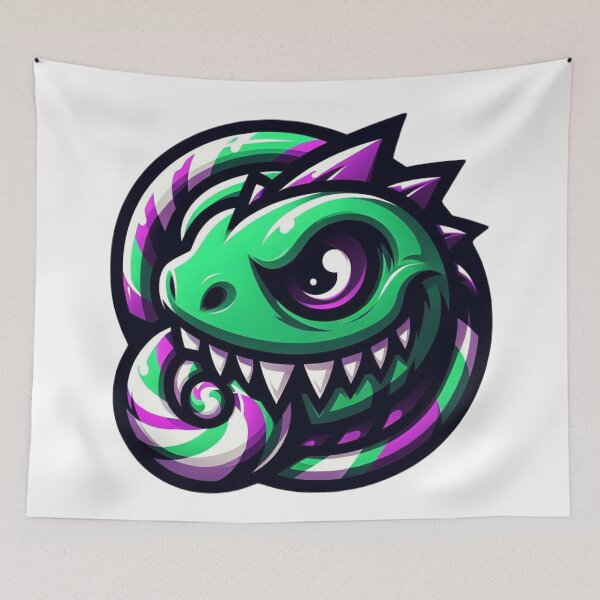 Item preview, Violet Green monster lizzad designed and sold by LittleLizzard.
