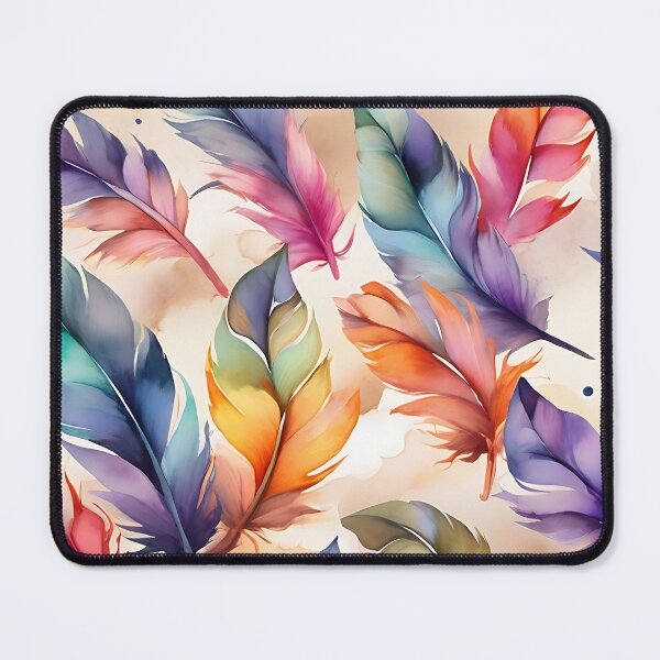 Item preview, Feathers Pattern Yellow Green Orange designed and sold by Working-Woman.