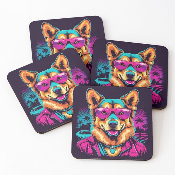 Item preview, Four paws, two eyes, and an incredible sense of style designed and sold by Pulsant  Paintings.