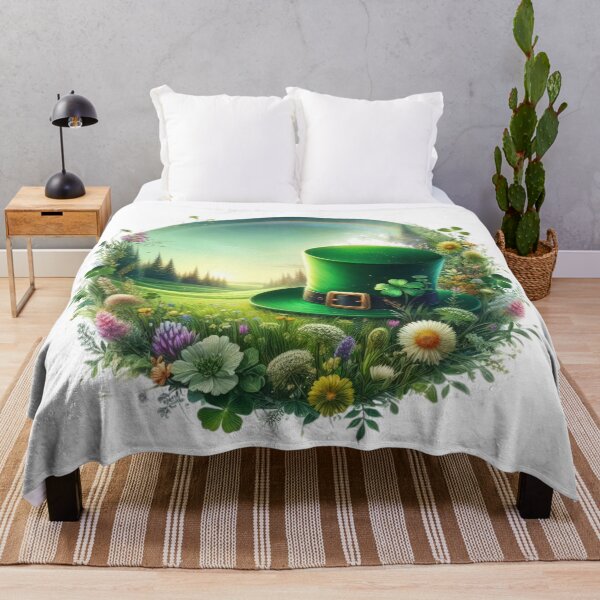 Artikelvorschau, Kobold Hut Happy St. Patricks Day Landschaft entworfen und verkauft von Expressions-Sel.