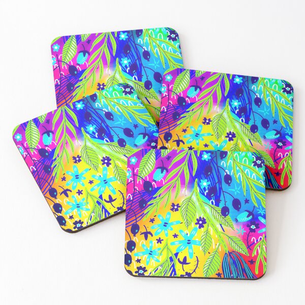 Item preview, Gorgeous Colourful Leaves and flowers  designed and sold by Pattern Hub.