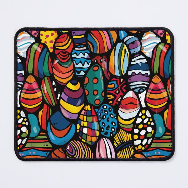 Item preview, Psychedelic Seamless Pattern Easter Eggs designed and sold by sheprint.