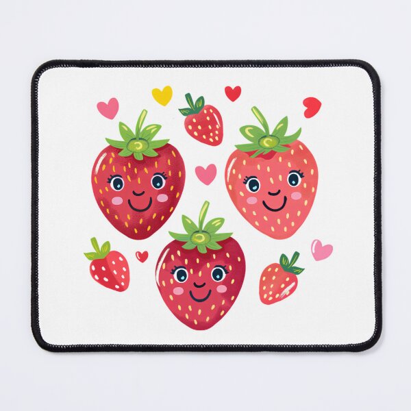 Aperçu de l'œuvre Joyeuses Fraises créée et vendue par oilidesing.