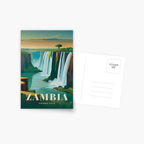 Item preview, Victoria Falls nature landscape Zambia designed and sold by TheJoeyStudio.