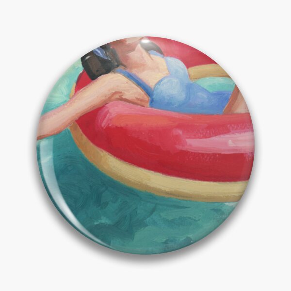 Item preview, Retro Lady Floating in Pool designed and sold by JoCzech.