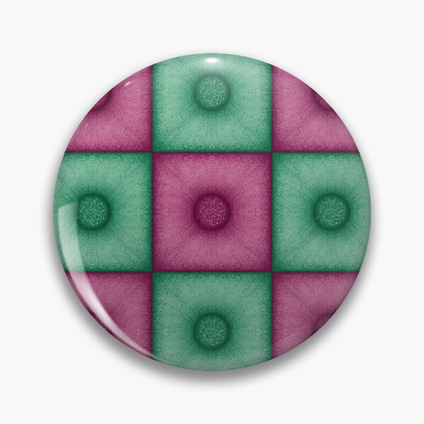 Item preview, Chess pattern from "Pouf" tiles the color of eucalyptus and cherry color designed and sold by Cherevan.