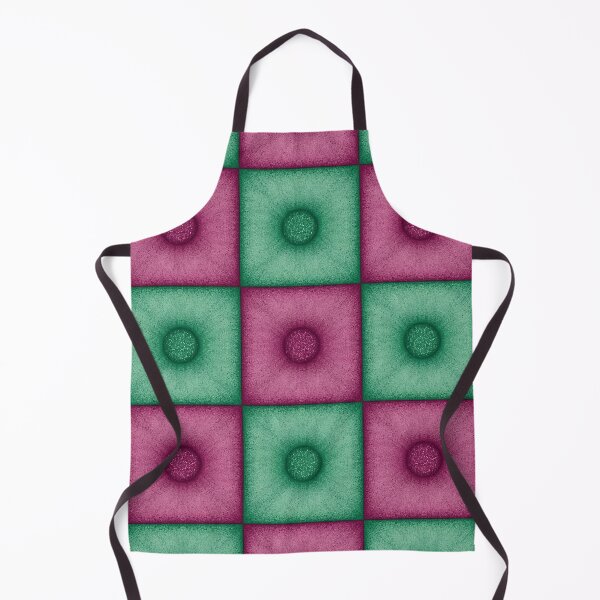 Item preview, Chess pattern from "Pouf" tiles the color of eucalyptus and cherry color designed and sold by Cherevan.