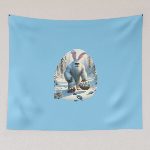 Item preview, Furry Frolics: The Enchanting Yeti Easter Bunny designed and sold by Matt's Artificial Nature.