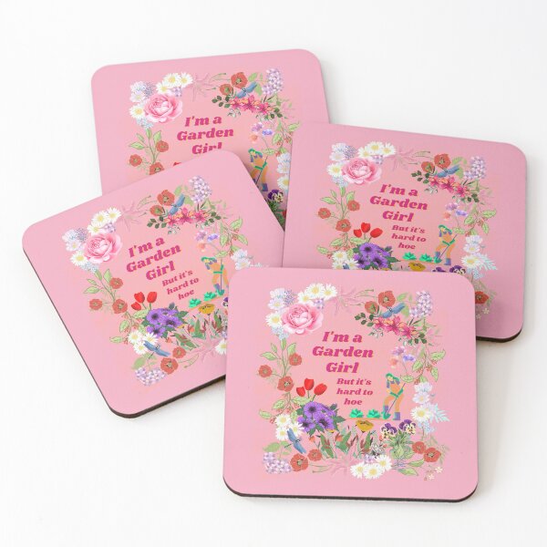 Item preview, garden lady with flowers funny hard to hoe design. designed and sold by MCanderart.