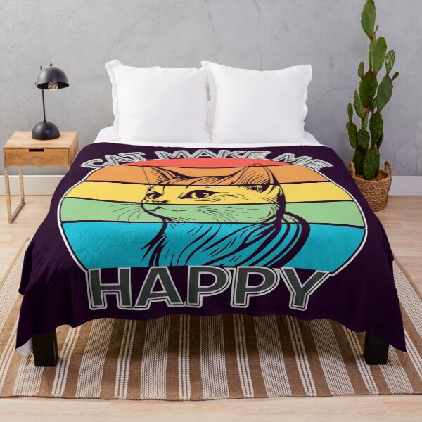 Item preview, Cat Make Me Happy, I love Cats designed and sold by Cerulean-Shop.