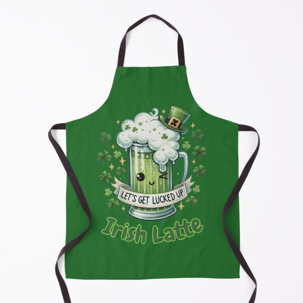 Item preview, Irish latte- green latte Shamrock green bg. Glow Chic for St. Patrick's Day designed and sold by mndesignworx.