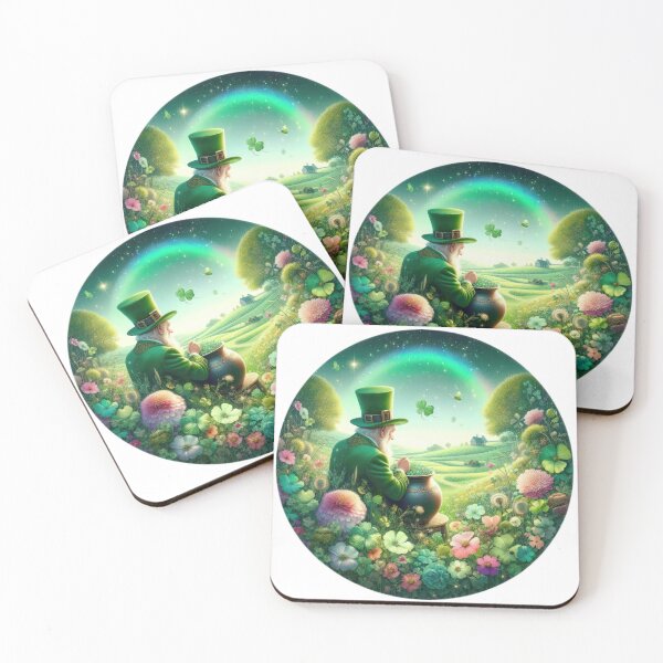 Artikelvorschau, Kobold mit Gold Happy St. Patricks Day Landschaft entworfen und verkauft von Expressions-Sel.