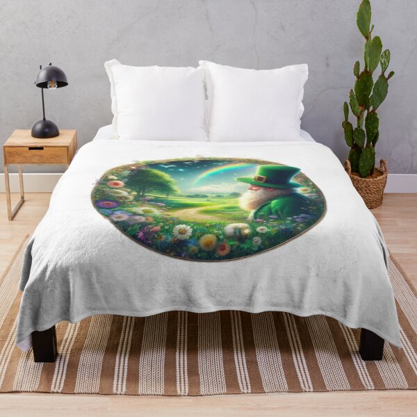 Artikelvorschau, Happy St. Patricks Day Landscape -Kobold entworfen und verkauft von Expressions-Sel.