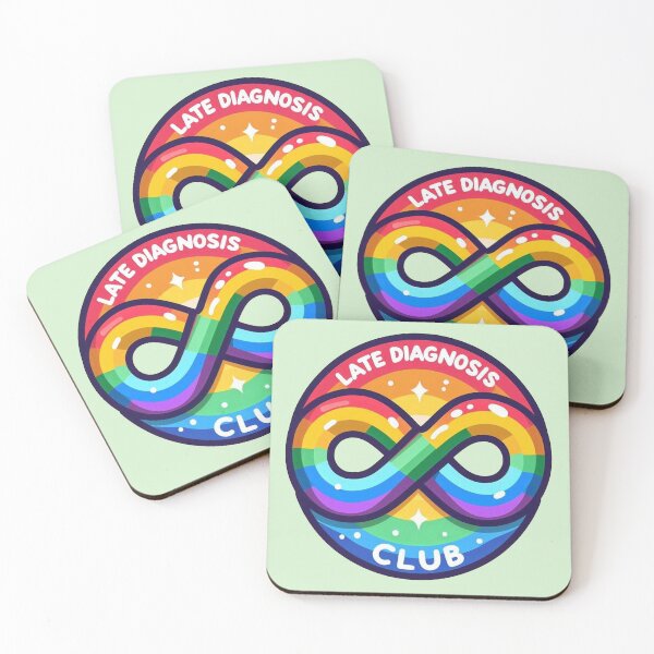 Item preview, Late Diagnosis Club designed and sold by Vkinsify.