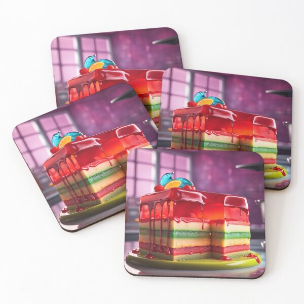 Item preview, Multi colour moist cake designed and sold by Rorulent.