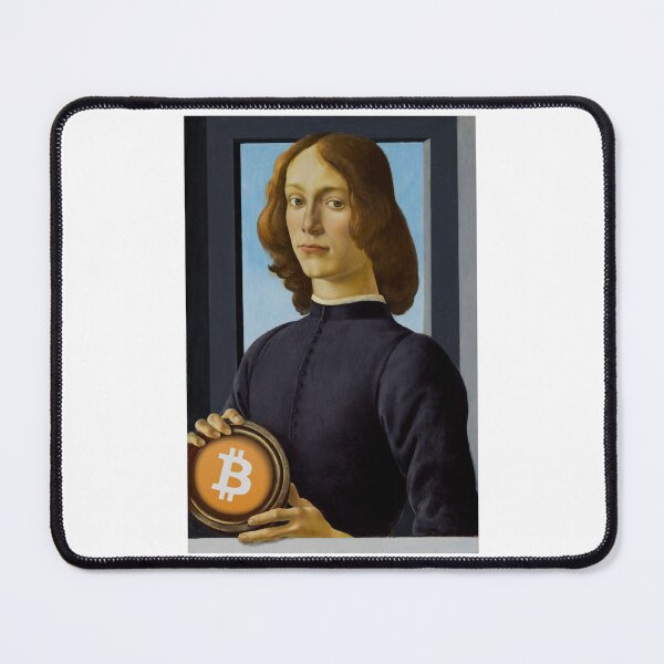 Item preview, Botticelli Bitcoin designed and sold by LucieStallworth.