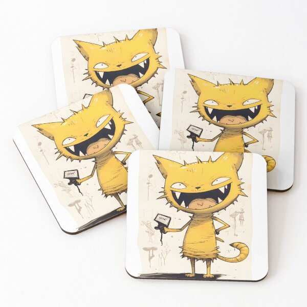 Item preview, Crazy Cute Cat designed and sold by CoolMantras.