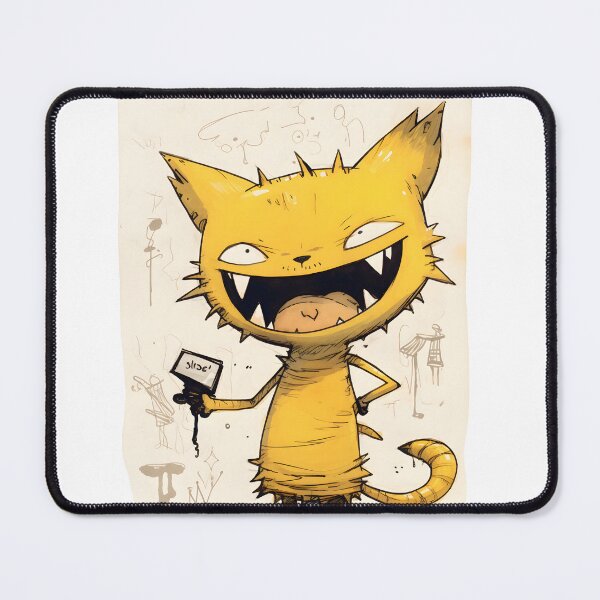 Item preview, Crazy Cute Cat designed and sold by CoolMantras.