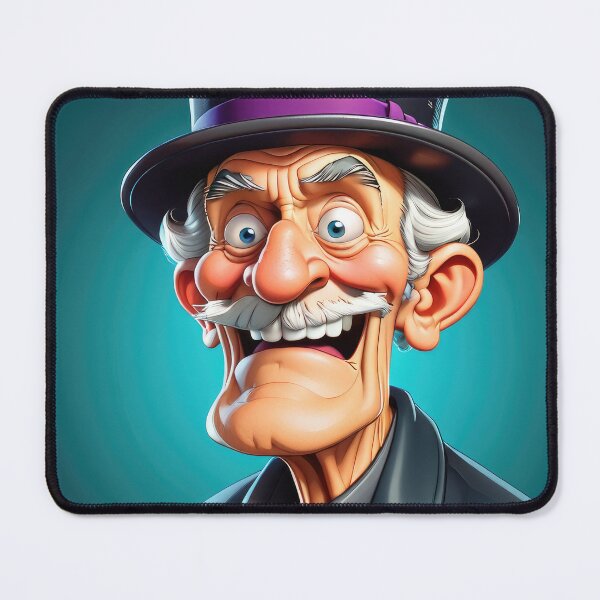 Item preview, Crazy Old Man - 1 designed and sold by cyberartstudiox.