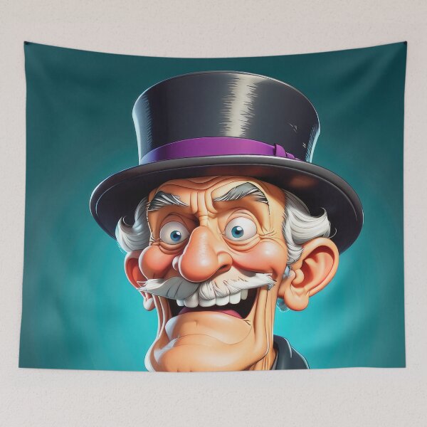 Item preview, Crazy Old Man - 1 designed and sold by cyberartstudiox.