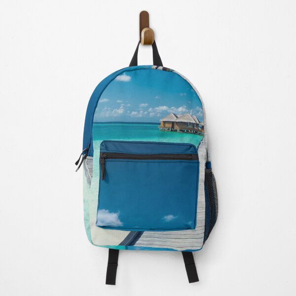 Item preview, Maldives, Ocean Hotel Paradise, Tropical Beach Dock designed and sold by newburyboutique.