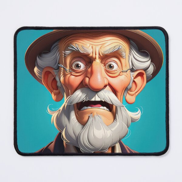 Item preview, Crazy Old Man - 2 designed and sold by cyberartstudiox.