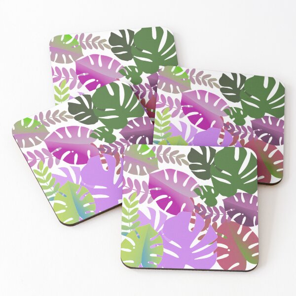 Item preview, Beautiful Colourful Tropical Leaves Pattern  designed and sold by Pattern Hub.