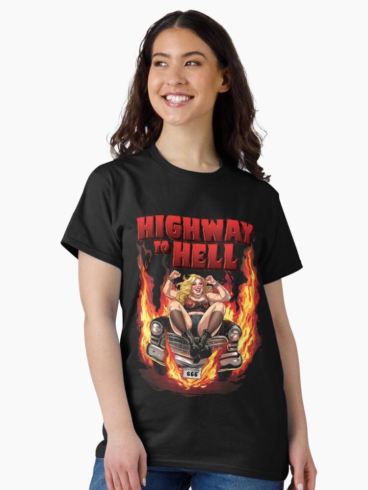 Thumbnail 1 of 7, Classic T-Shirt, Highway To Hell designed and sold by vieke.