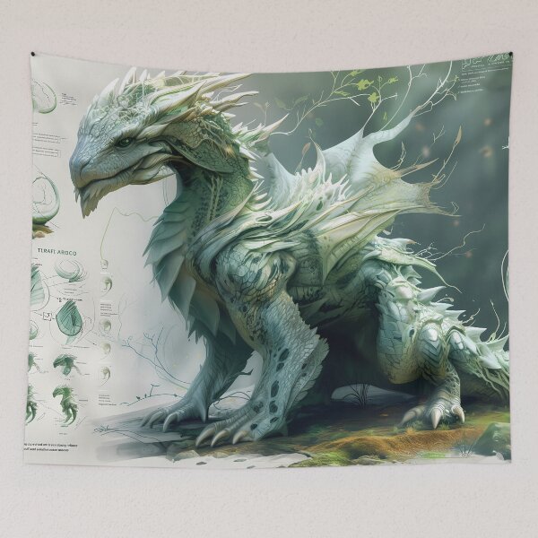 Item preview, Enchanted Forest Dragon Concept Art designed and sold by Asymoney.
