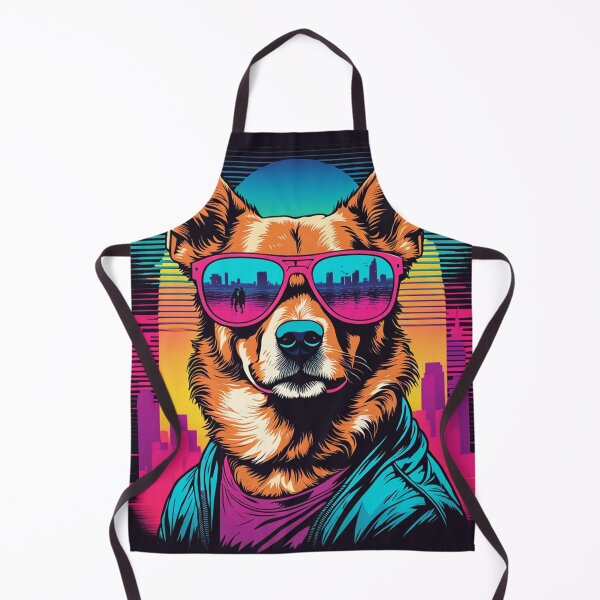 Item preview, When your little dog embodies the 'cool' spirit on four paws. designed and sold by Pulsant Paintings.