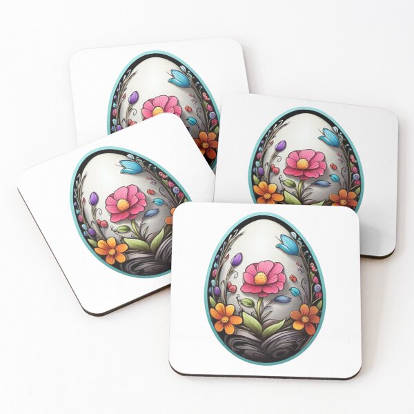 Item preview, Whimsical Floral Easter Egg designed and sold by JohnChocolate.