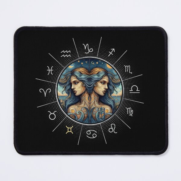 Item preview, ZODIAC Gemini - Astrological GEMINI - GEMINI - ZODIAC sign - Van Gogh style - 2 designed and sold by ArtProjectShop.