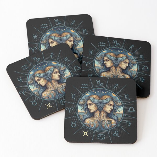 Item preview, ZODIAC Gemini - Astrological GEMINI - GEMINI - ZODIAC sign - Van Gogh style - 3 designed and sold by ArtProjectShop.