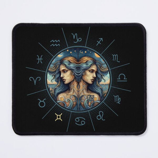 Item preview, ZODIAC Gemini - Astrological GEMINI - GEMINI - ZODIAC sign - Van Gogh style - 3 designed and sold by ArtProjectShop.