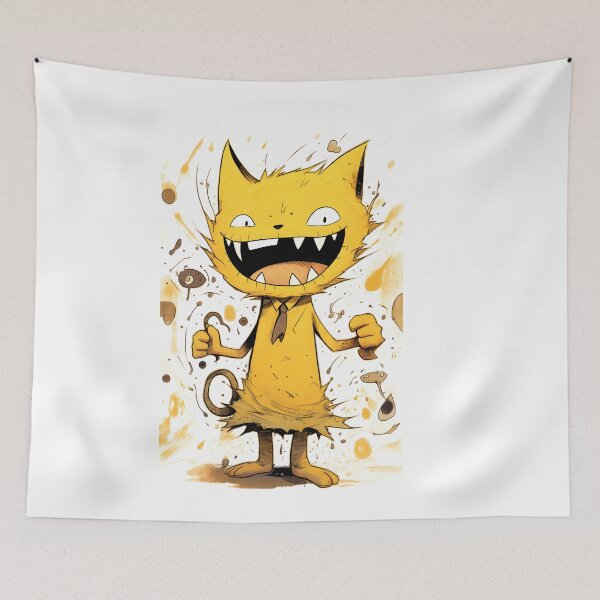 Item preview, Crazy Cute Cat designed and sold by CoolMantras.