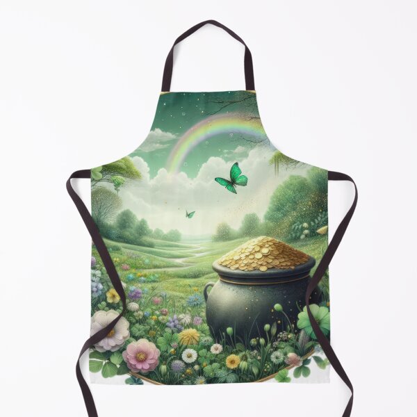 Item preview, pot of gold Happy St Patricks Day landscape designed and sold by Expressions-Sel.