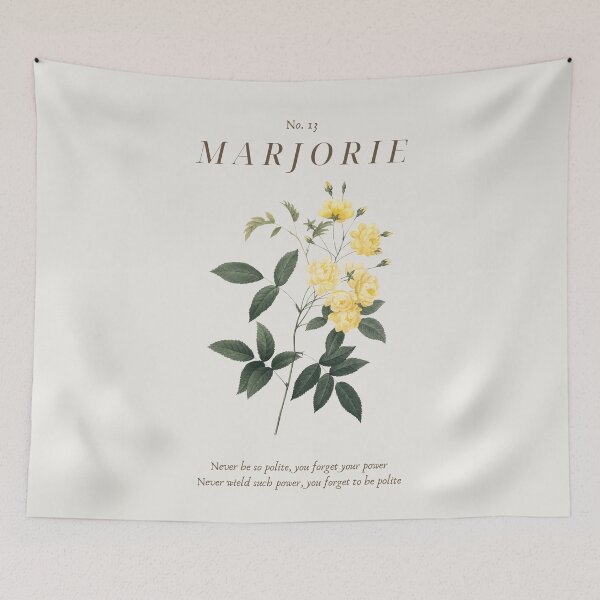 Item preview, marjorie poster, minimalist elegant  designed and sold by Daylight Co Creatives.