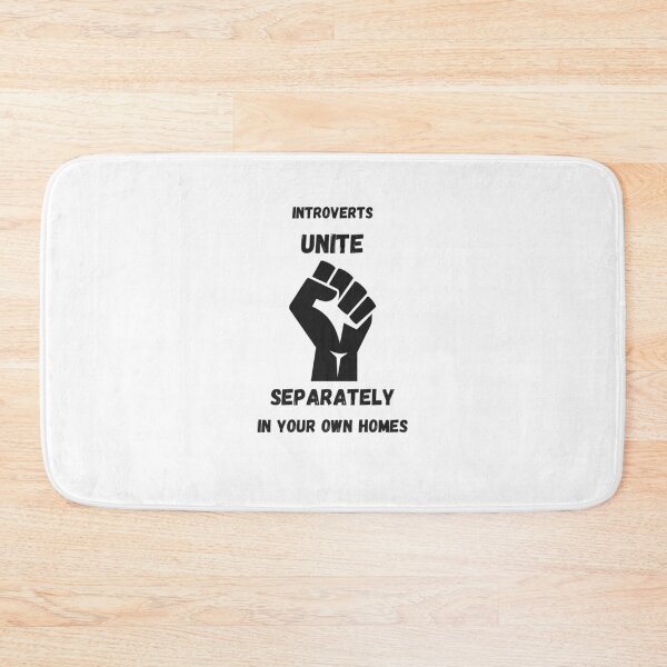 Item preview, Introverts unite separately in your own homes designed and sold by Garna-kvitka.