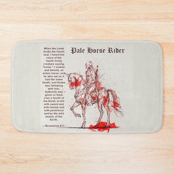 Item preview, Discover the Haunting Image: Fourth Horseman of the Apocalypse designed and sold by Sanctum Icons.