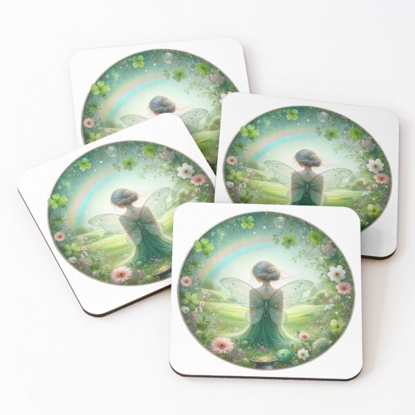 Item preview, paisaje Happy St Patricks Day Fairy en la espalda designed and sold by Expressions-Sel.