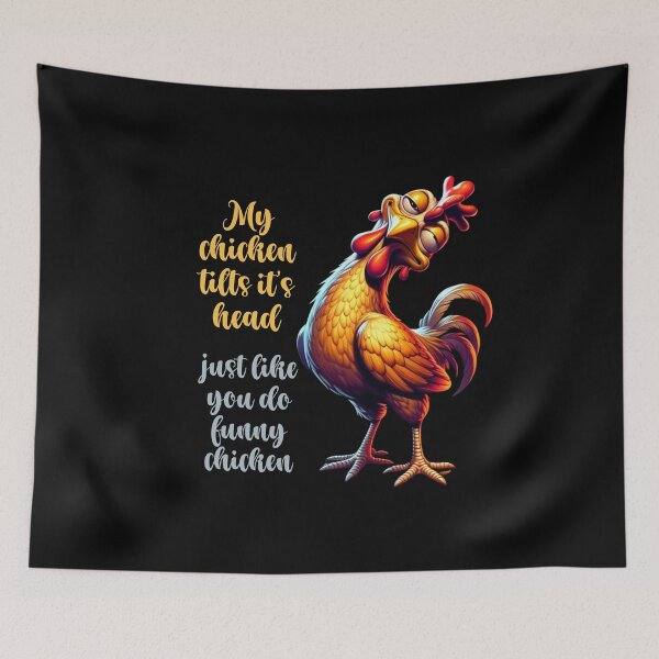Item preview,  My chicken tilts it's head just like you  designed and sold by ArtFeverShop.